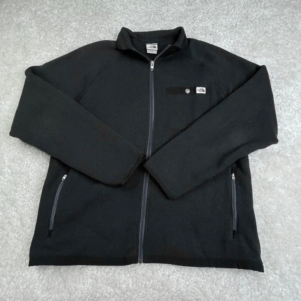 The North Face Gordon Lyons Fleece Full Zip Jacket Heather Black